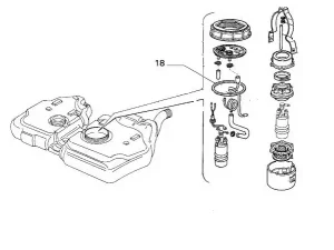 Torica Tapa Aspersor Bomba Gasolina
