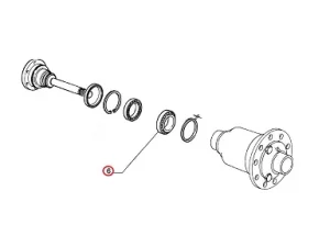 Rodamiento Interior Derecho TORSEN