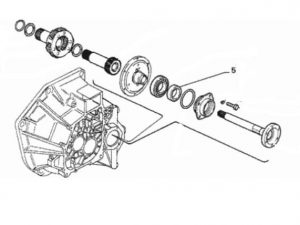 Reten Tapa Diferencial Izquierdo